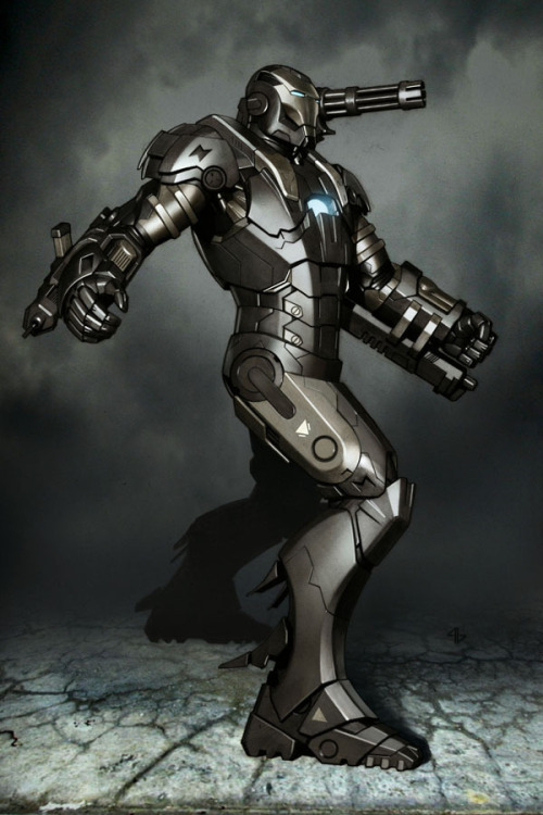 extraordinarycomics: War Machine by Adi Granov. 