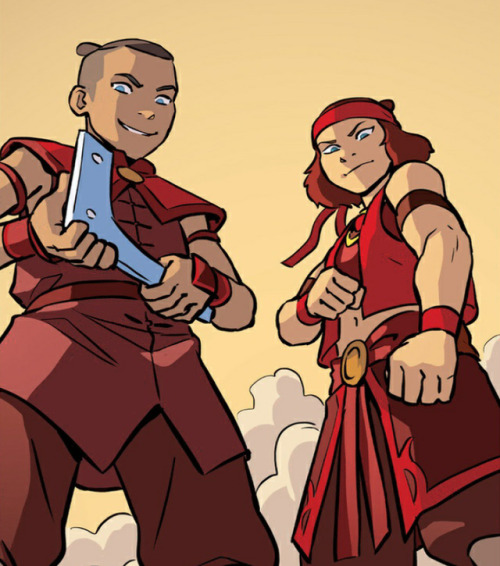 kkachi95:Sokka and Suki absolutely deserve more time with each other