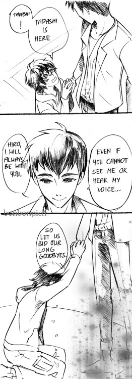 bonbonpich:  BH6/KH3 crossover :3 I can’t stop thinking about this…even when i tried to sleep, lol. so my expectation in KH3 is Hiro finding Tadashi (in manga version, he isn’t dead, only lost in the portal and somehow that portal is connected to