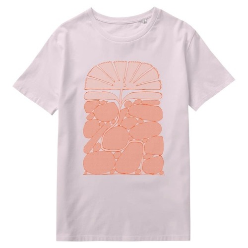 Emerge. Limited edition tees made for @everpresshq Screen printed orange on pale pink. £20 each, available for two weeks. Suns out, buns out. Link in bio above 🌄