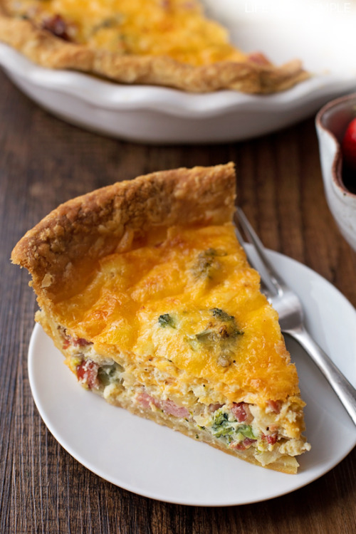 Porn foodffs: Ham Bacon and Broccoli Quiche Really photos