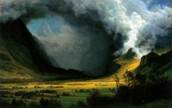 Albert Bierstadt.â Storm In The Mountains.â 1870.