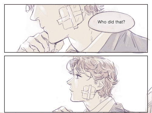 nnarinn:  Teen!HannigramSweet Tangerine did a translation of the first comic! Thank you so much Tangerine!The second one is what I’ve recently done, and it also goes with this AU. Thought it’d be nice to just add it on this post.