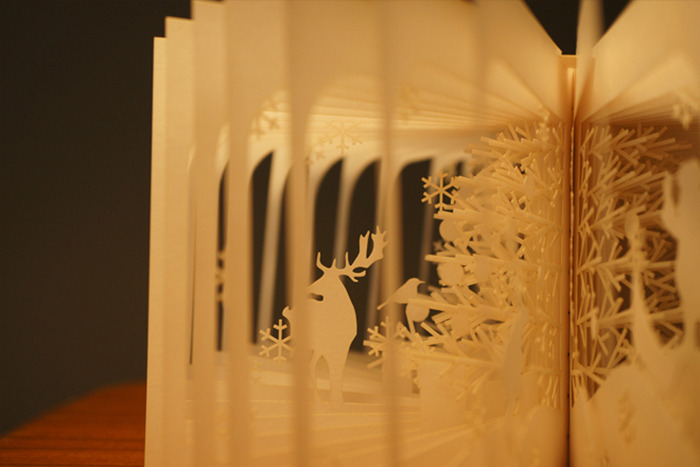crossconnectmag:  reblog from supersonicart:  Yusuke Oono’s 3D Storybooks. Artist