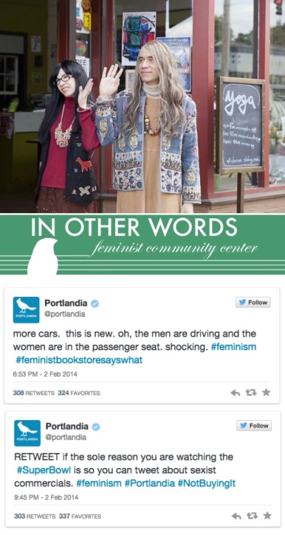 The real feminist bookstore from ‘Portlandia’ will live-tweet the Super Bowl, so that’s amazin