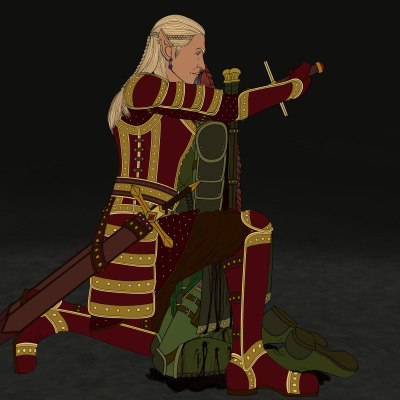 Zevran drinking Rare Antivan Brandy - Dragon Age: Origins