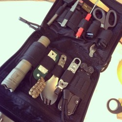 gear-queer:  Packing gear for my trip to California. #gearqueer #tripleaughtdesign #op1 #lenslight #californiaroadtrip