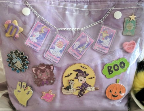 Added some Halloween spirit to my ita bag! Sailor Moon tarot charms:https://www.etsy.com/listing/54