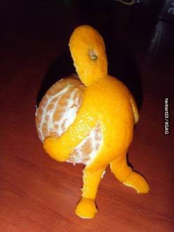 9gag:  It’s a hard knock orange life  homi