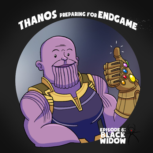  thanos preparing for endgame episode 6: black widowNewspapers are a hidden-detail-heaven. 