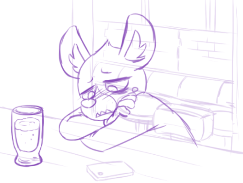 Sad Haida is sad. I don’t know why am I drawing sad things, maybe I’m sad inside xDI&rsq