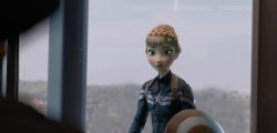 ultimatemoviefanatic:  Captain America gets Frozen 