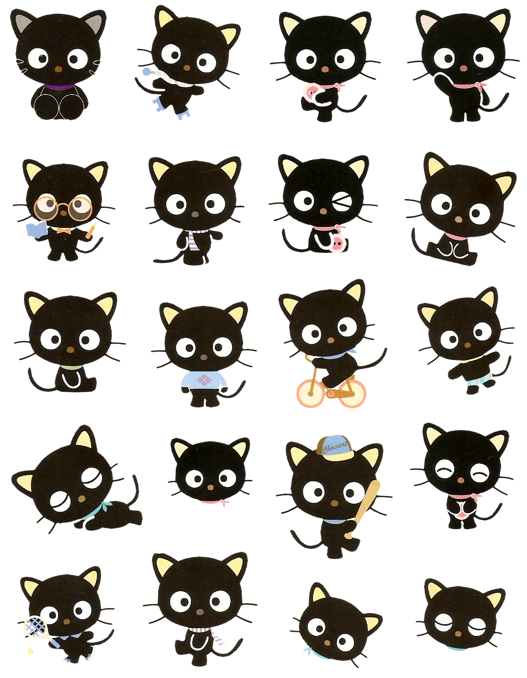 Chococat Stickers (1996), flying_narwhal