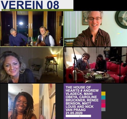 That was lovely—a modern-day Decameron! Such great int’l artists! Watch: https://verein08.at/laden-live-tv/ (at Planet Earth)