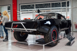 lxiiphotography:  Vin Diesel’s 1971 Dodge Charger R/T hero carThis particular Charger bodywork was mated to a Pro 2 truck chassis so it could handle a 10 foot drop from a crane - to simulate the landing after being dropped out of a plane – before