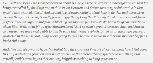 pajamasecrets: (x) so apparently Charlie had input/ideas when they did the reveal scene.  WHAT 
