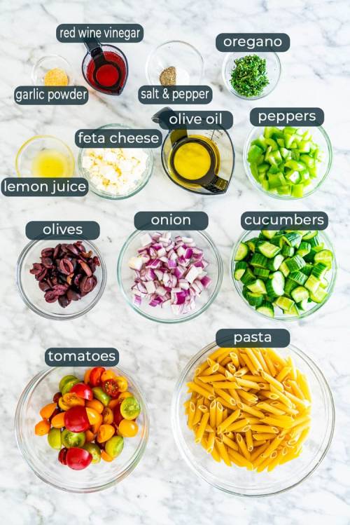 foodffs:Greek Pasta SaladFollow for recipesIs this how you roll?