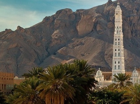Mosque Minaret Of Tarim In The Hadhramaut Valley, Yemen