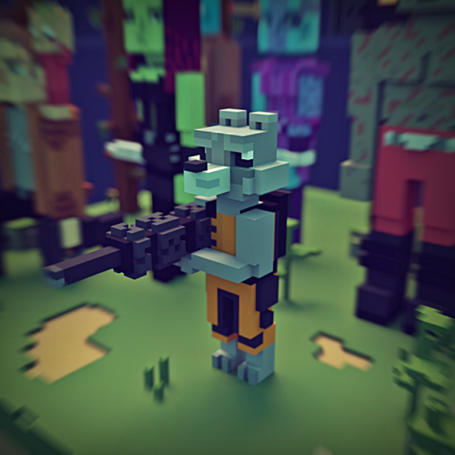 Voxel fan art: Guardians of the Galaxy!