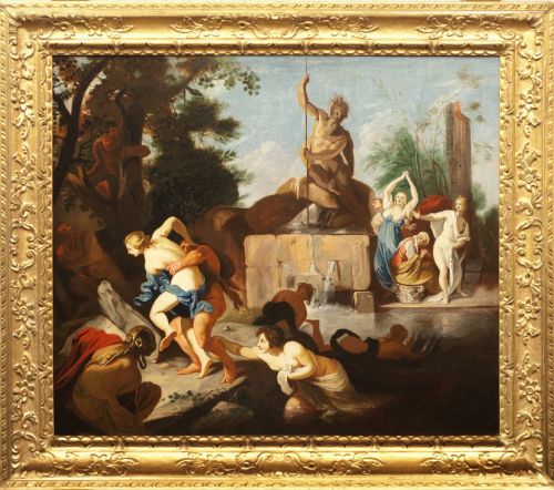 hildegardavon: Gaspare Diziani, 1689-1767 The rape of Proserpine, n/d, oil on canvas, 83x71 cm Priva