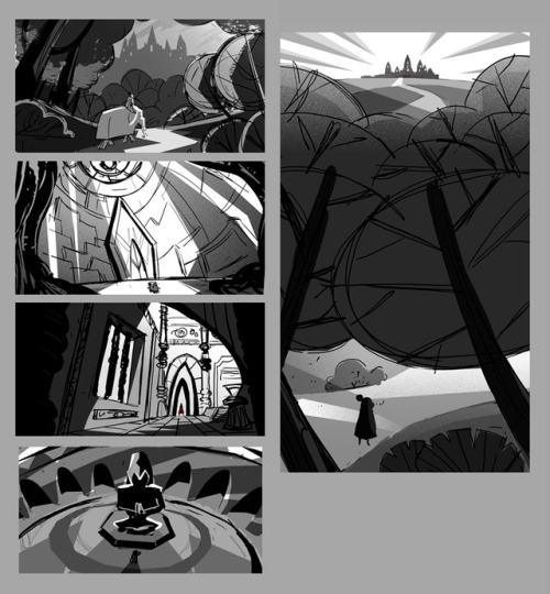 These are a buuuunch of thumbnails for homework on a class I eventually end up dropping, and for my 