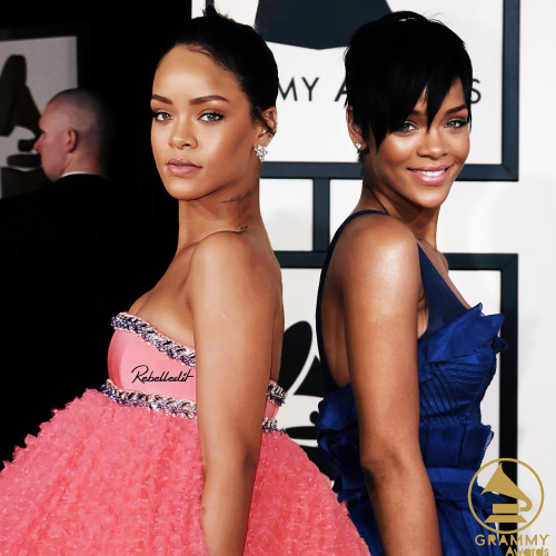 Rihanna arriving at the #Grammys in 2007-2015