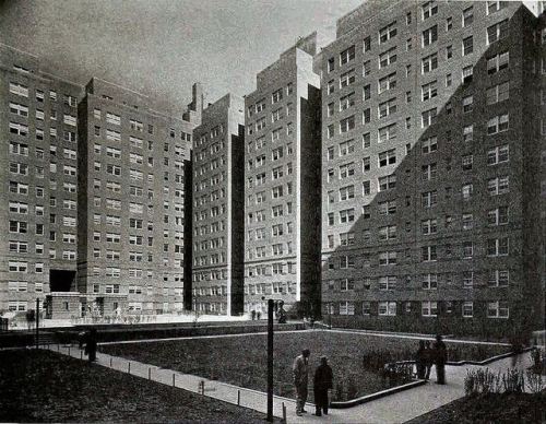 danismm: Knickerbocker Village, Housing Project in Manhattan by the Fred F.  French Organisatio
