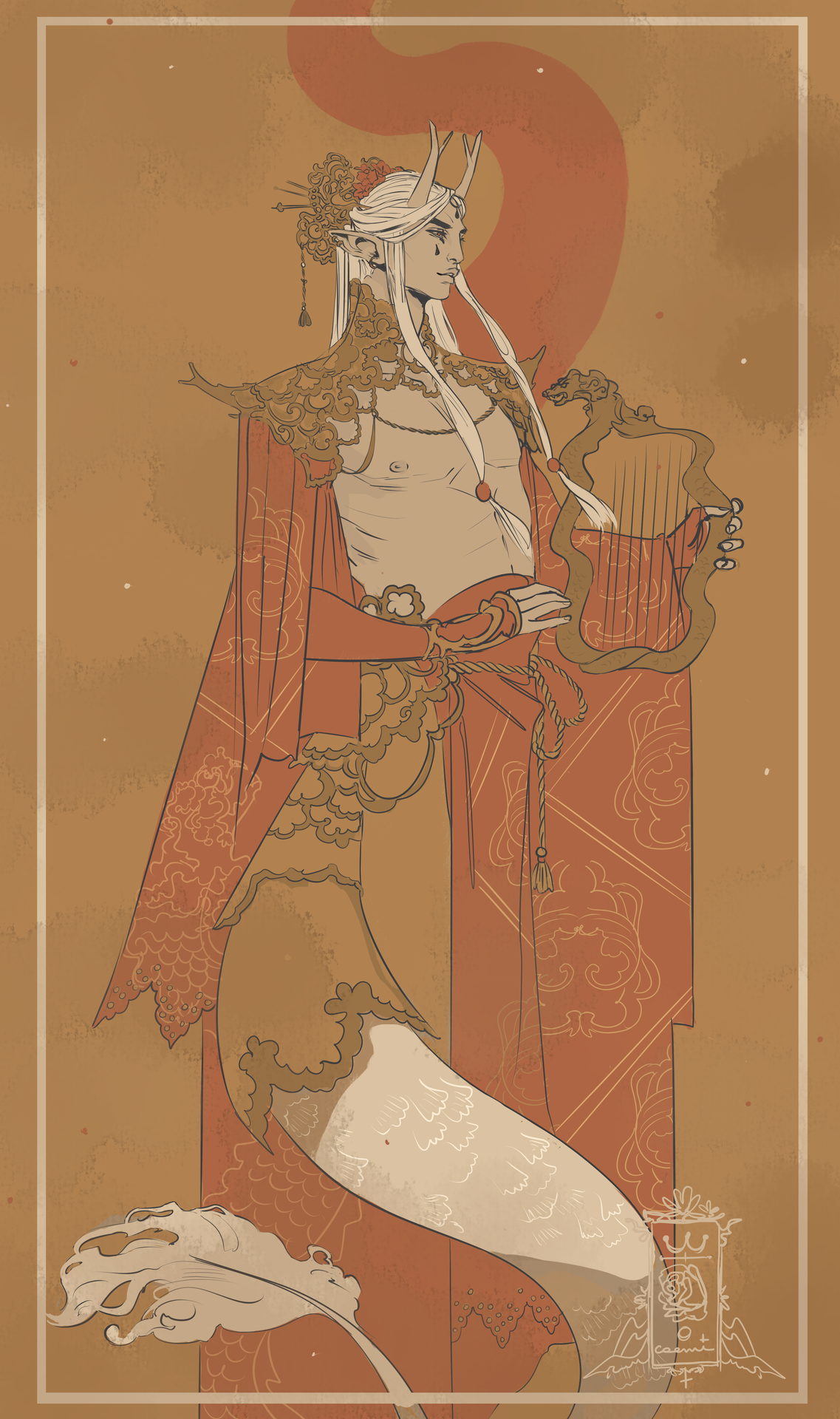 caemidraws:@illusxia‘s Gail - [art trade]