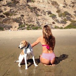 This Beach Sexy Girl In Bikini Have Gorgeous Big Tight Hot Butt