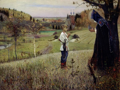 Mikhail Nesterov - Vision of Youth Bartholomew (1889-1890)