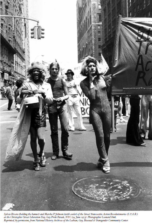 outfrontmn: Trans activists Marsha P. Johnson and Sylvia Rivera of the Street Transvestite Action Re