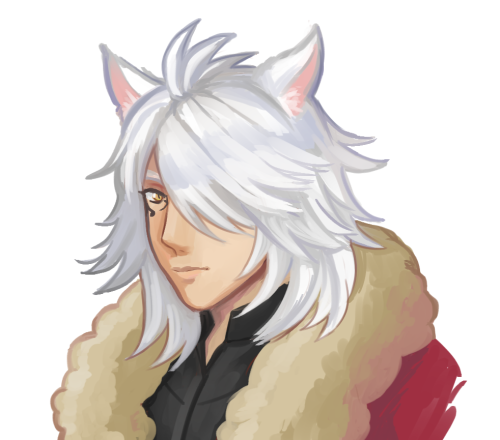 a little present for @chowari of her miqo’te boy c: