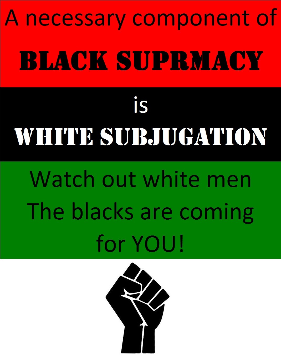 bbchungary:  preachingblackpower:  Truth!  We are comin for all ya whitey’s. 