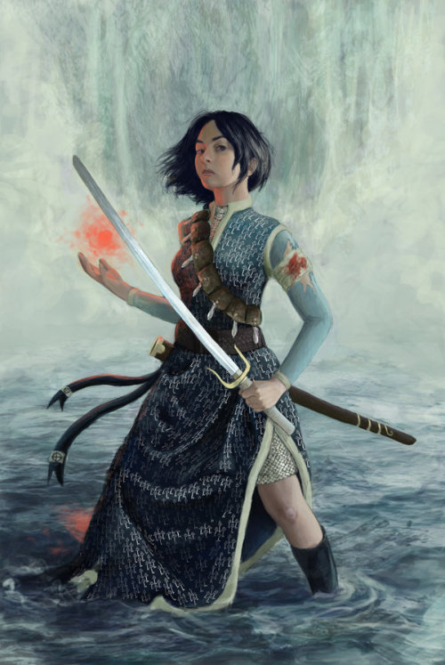 castlesanguine:Sabriel by clockwork-madness