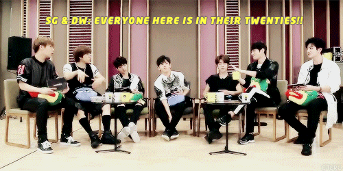 eteru:  hyung lines are sensitive about ages (trans)