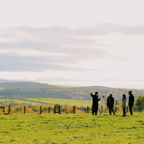 Spent yesterday out at Langhill Farm practicing a bunch of different methods for surveying and data 