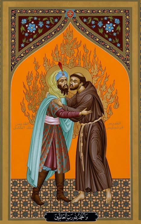 residinginpurgatory - Saint Francis of Assisi and Caliph...