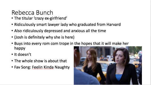 nematophila:Please watch Crazy Ex-Girlfriend@adenine