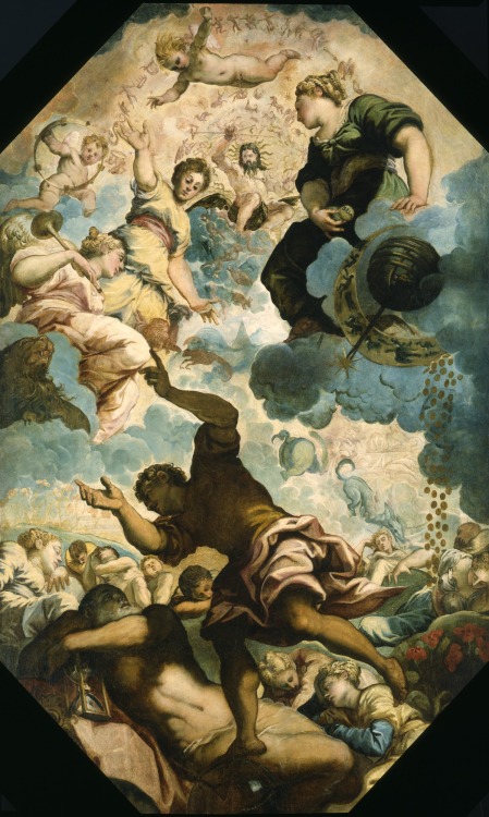 The Dreams of Men by Jacopo Tintoretto, commissioned by the Barbo family for a room in their Venetia
