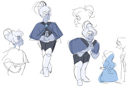 rebeccasugar: Early concepts for Holly Blue