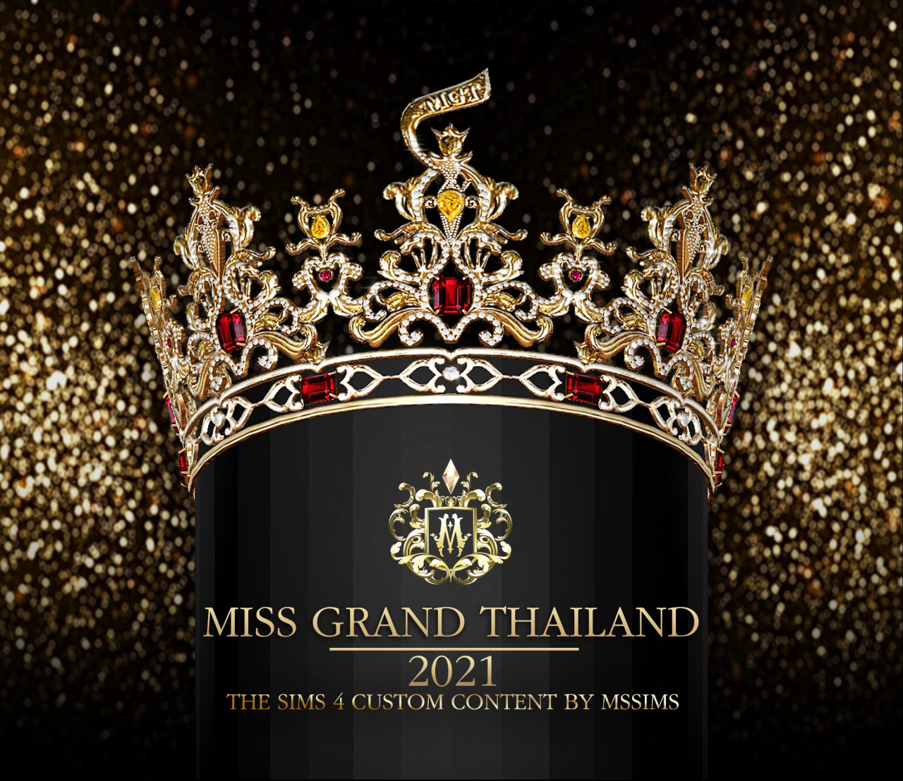 Miss Grand Thailand 2021 Crown For The Sims 4access To Exclusive Cc On Mssims4 Patreondownload On Ms