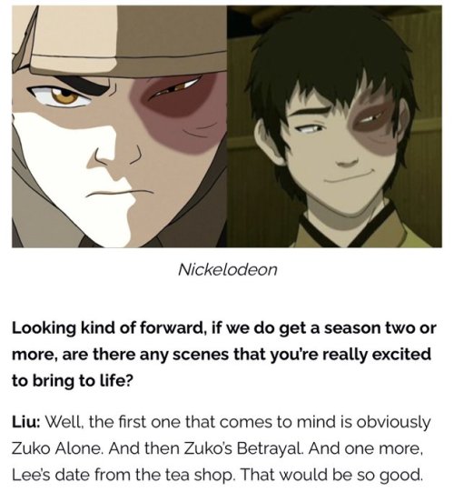 Dallas Liu's Picks For Episodes And Moments He Wants To Bring To Life Include Zuko Alone, Zuko's Betrayal,