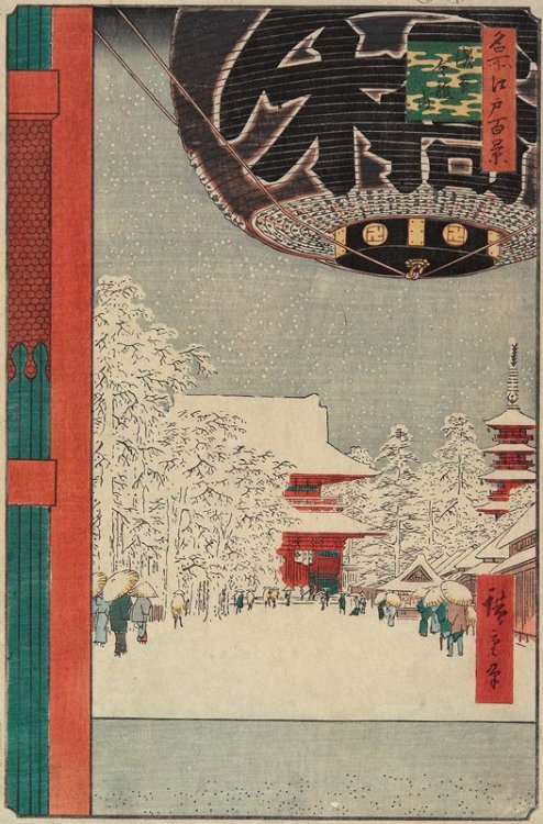 mia-japanese-korean: Kinryūzan Temple, Asakusa, Utagawa Hiroshige, 1856, 7th month, Minneapolis Inst