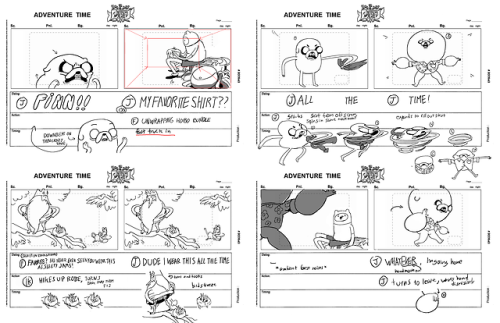 Ive had this sitting around for long enough so!  Here’s the storyboard test I did for adventure time
