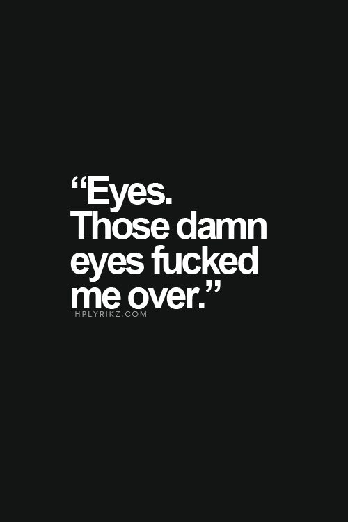 I get lost in those beautiful brown eyes&hellip;. I need to look deep into them