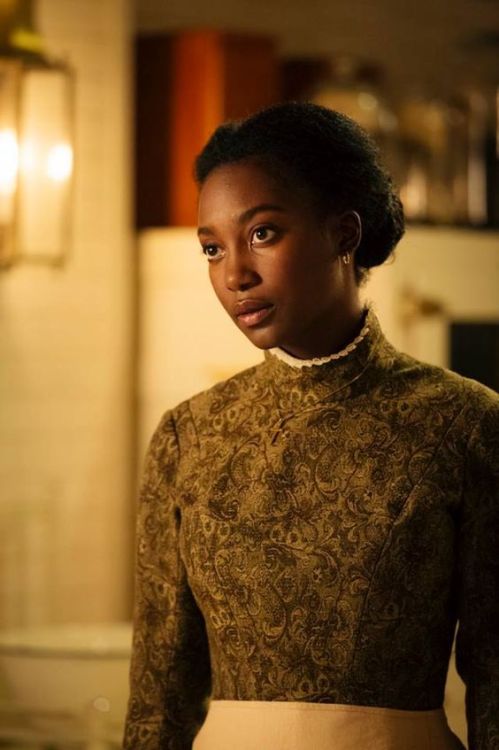 Blacksinperiodfilms Rebecca James Mouna Traor In Murdoch Mysteries