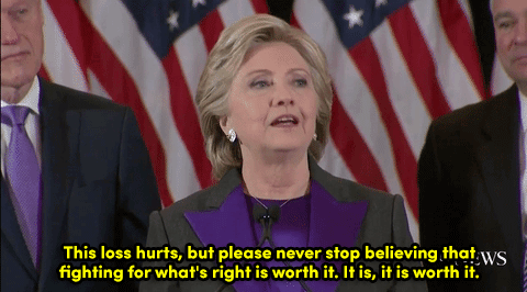 micdotcom:Hillary Clinton sends a hopeful and gracious message in her concession speech