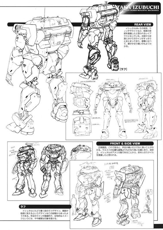 Mechaddiction Yutaka Izubuchi Gasaraki 出渕裕 ガサラキ Mecha