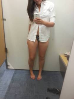 Changing room selfies