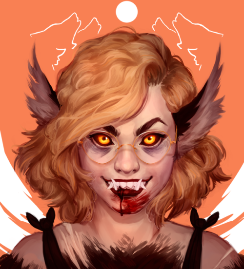 Finally got to finish an icon between commissions for Spooky Month. only half late ;;;;Buy me a Coff